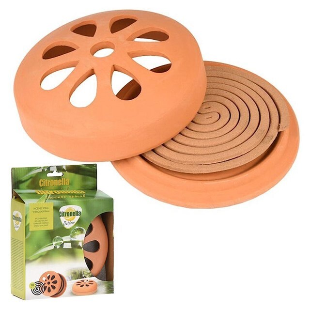 Product image 1 of Citronella Wierook Spiraalset Terracotta