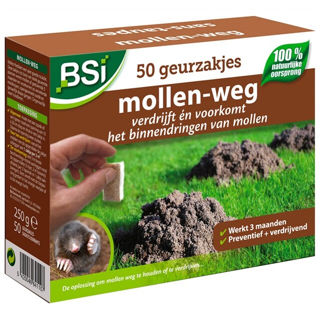 Product image 1 of BSI Mollen-Weg Geurzakjes 50 Stuks