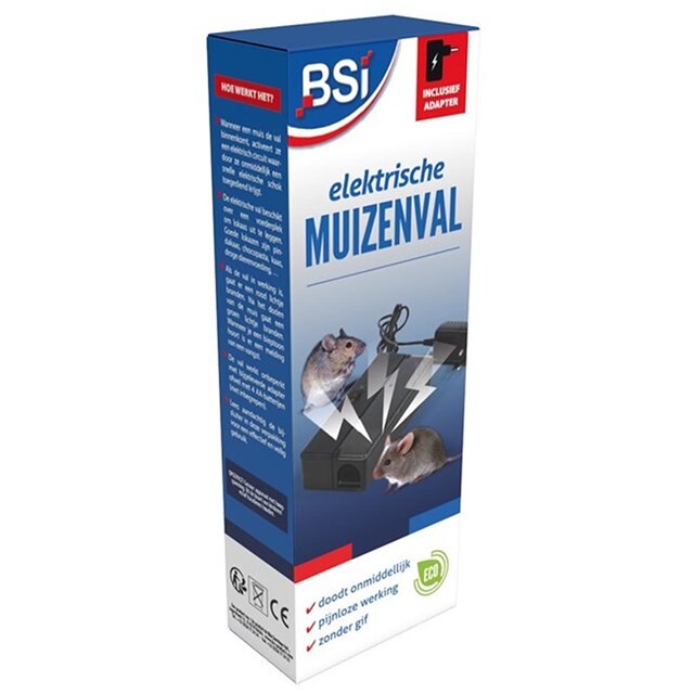 Product image 1 of BSI Elektrische Muizenval Inclusief Adapter