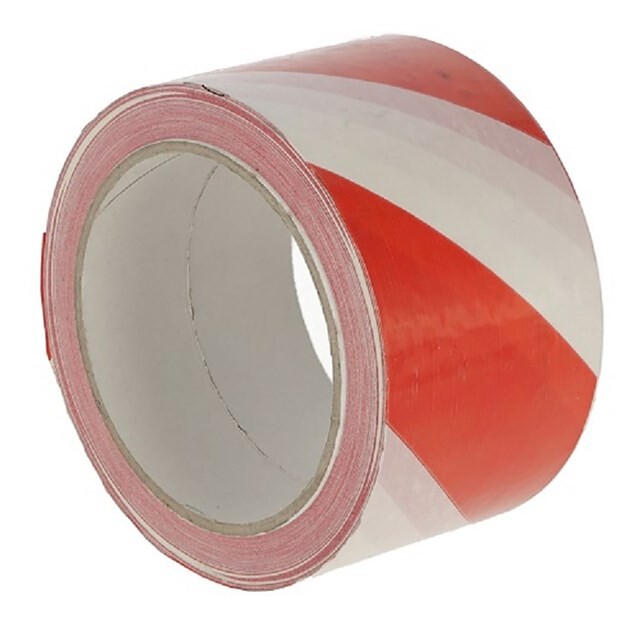 Product image 1 of Markeertape Zelfklevend Rood-wit,