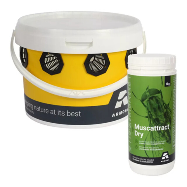 Product image 1 of Armosa Muscado Trap vliegenval Emmer + Lokaas 1kg