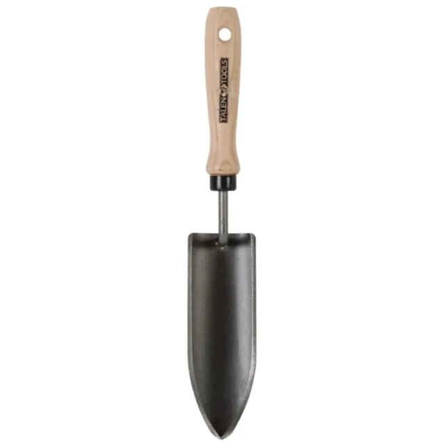 Product image 1 of Talen Tools Verplantschepje Gesmeed Staal Smal Professioneel Essenhouten Handvat