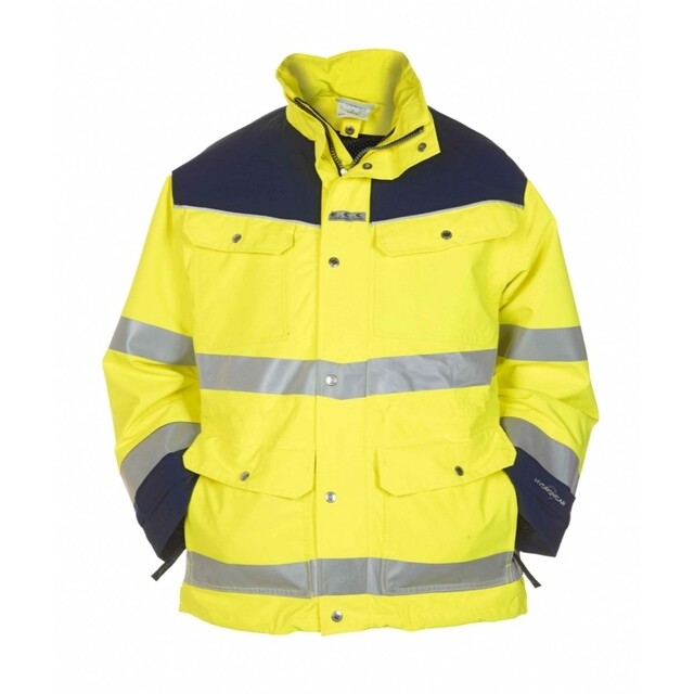 Product image 1 of Hydrowear Hi-Vis Parka Jas Feldkirchen Geel/Marine Maat XL