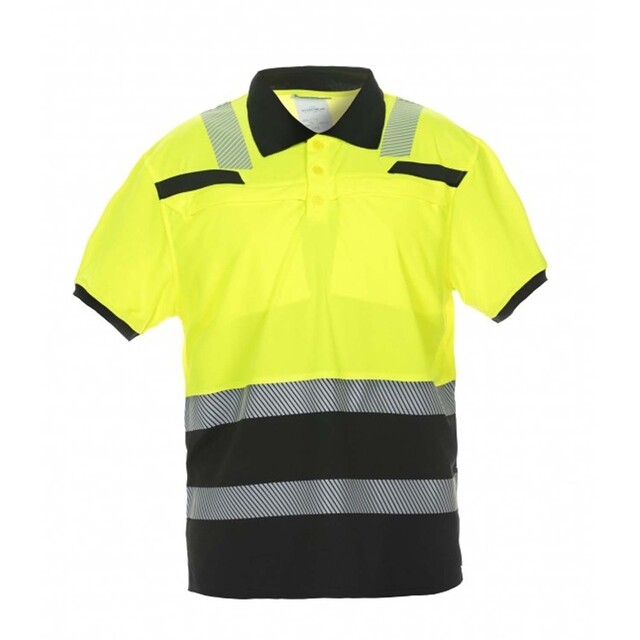 Product image 1 of Hydrowear Polo Shirt Thorne Trendy Hi-Vis Geel/Zwart - XL