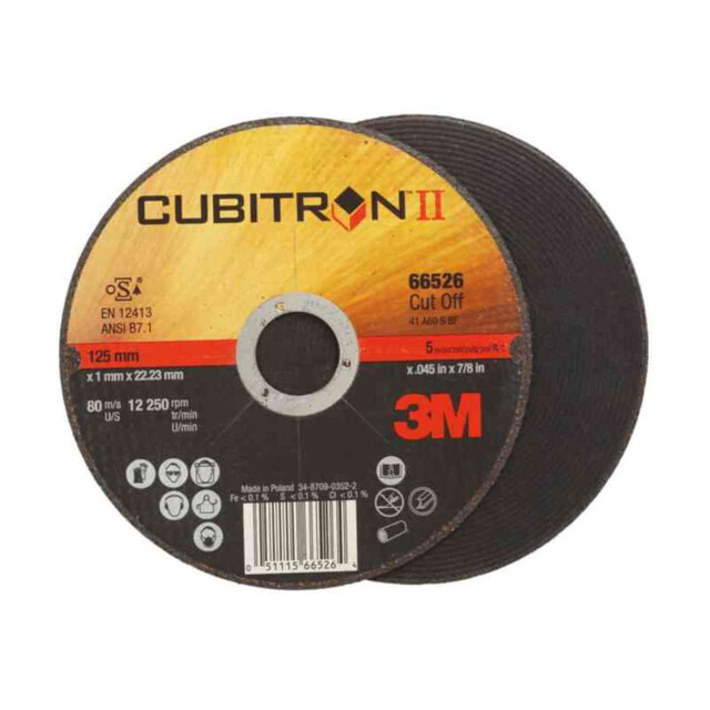 Product image 1 of 3M Cubitron Doorslijpschijf 125x3,0mm