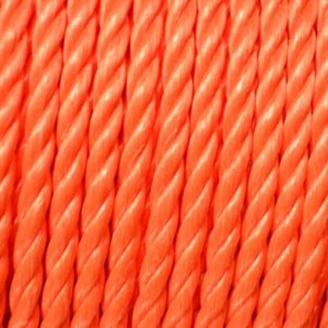 Product image 1 of Touw polypropyleen 4 mm 3 strengs oranje 220 meter