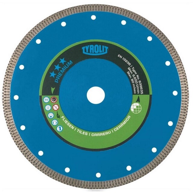 Product image 1 of Tyroliet Diamant Tegelzaag (Premium) - 115 x 1,6 x 22,2 MM