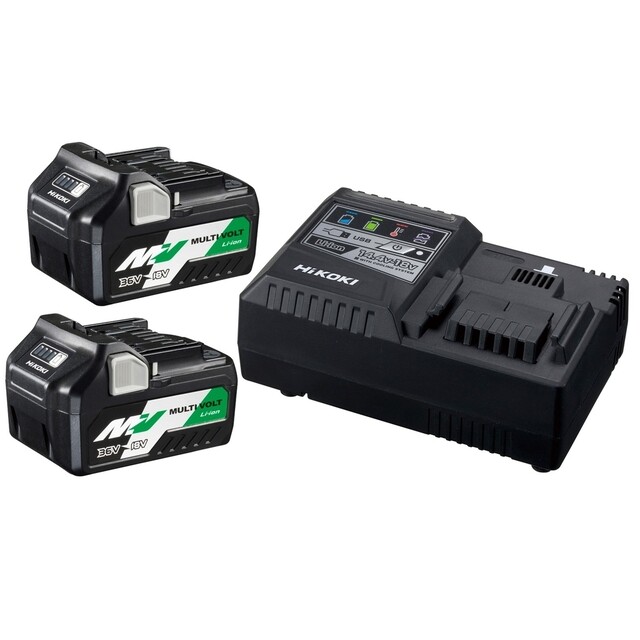 Product image 1 of HiKOKI UC18YSL3 Multi Volt Batterijpack Met 2 Batterijen & Snellader