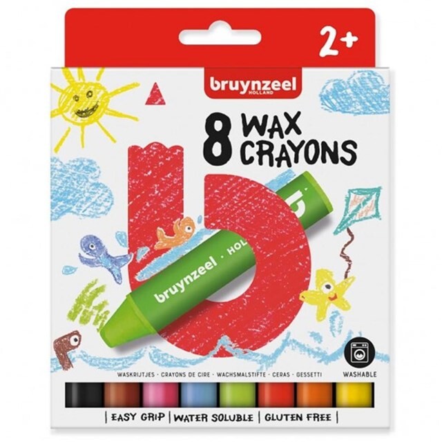 Product image 1 of Bruynzeel Kids 8 waskrijtjes