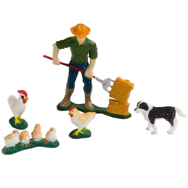 Product image 1 of Dutch Farm Serie Boer met boerderijdieren 5dlg