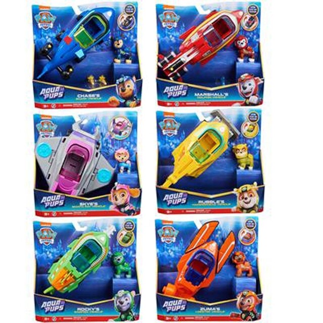 Product image 1 of Paw Patrol Aqua Pups Deluxe Vehicle Assorti