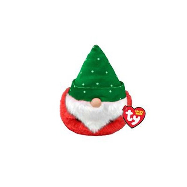 Product image 1 of Ty Teeny Puffies Christmas Gnome Green Hat 10cm