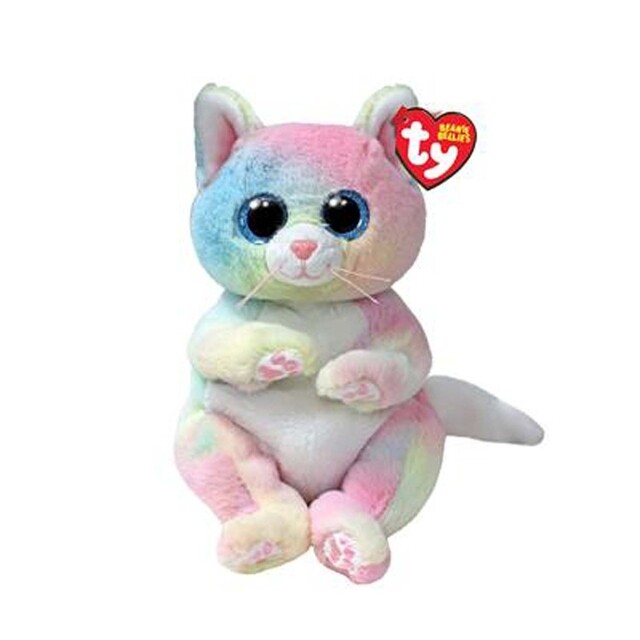 Product image 1 of Ty Beanie Babies Bellies Jennie Rainbow Cat 15cm