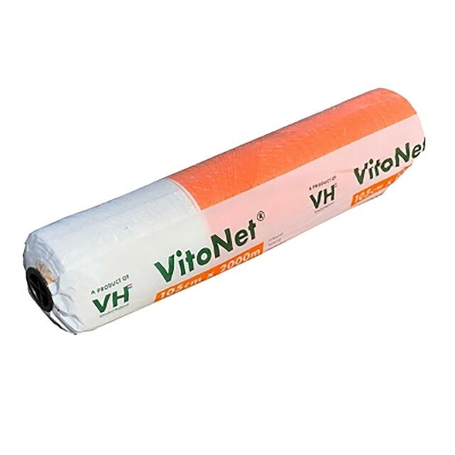 Product image 1 of Vitonet 2600m x 1,23, Wikkelnet Voor Balen - Oranje