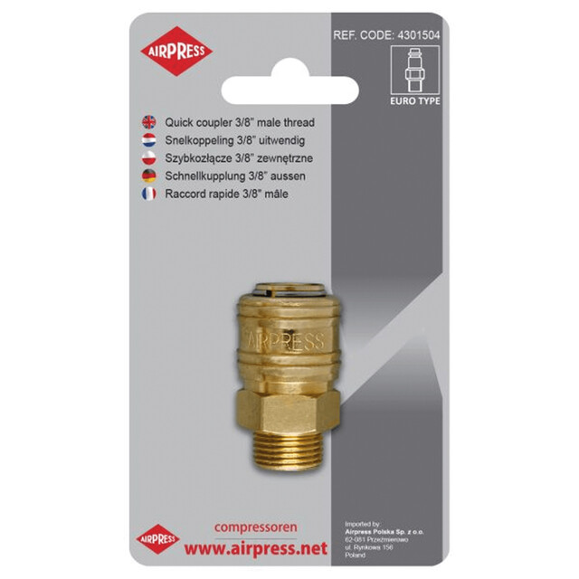 Product image 1 of Airpress Snelkoppeling Euro 3/8"