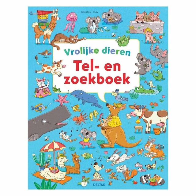 Product image 1 of Tel- en zoekboek - Vrolijke dieren