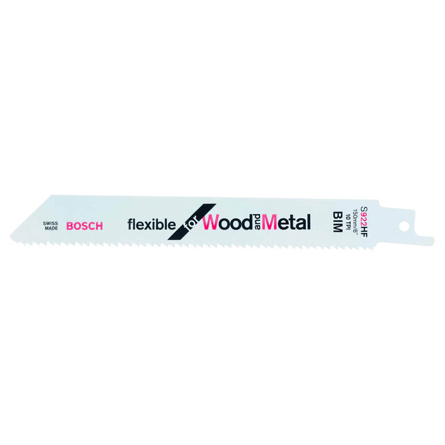 Product image 1 of Bosch Reciprozaagblad S 922 HF Flexible for Wood and Metal 5x