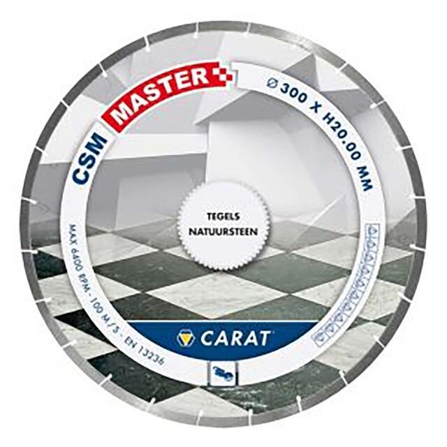 Product image 1 of Carat Diamantzaagblad - 300x20,00 CSM Master Keramie