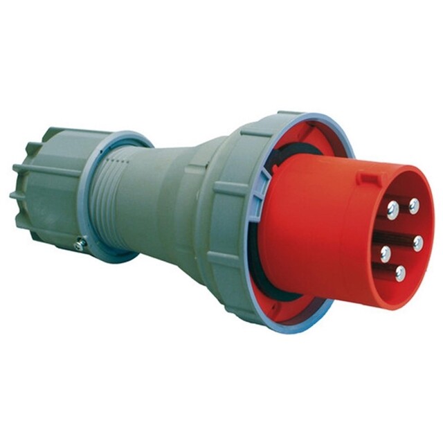 Product image 1 of Krachtstroom Stekker Rood 125 Ah/400 Volt 4 Polig